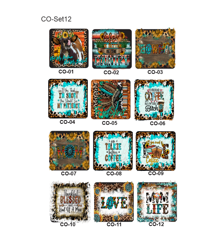 Country Coffee Magnets - Individual Reorder