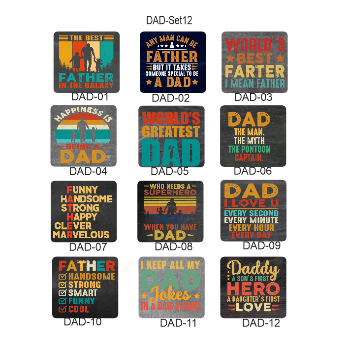 Dad Magnet Board Set