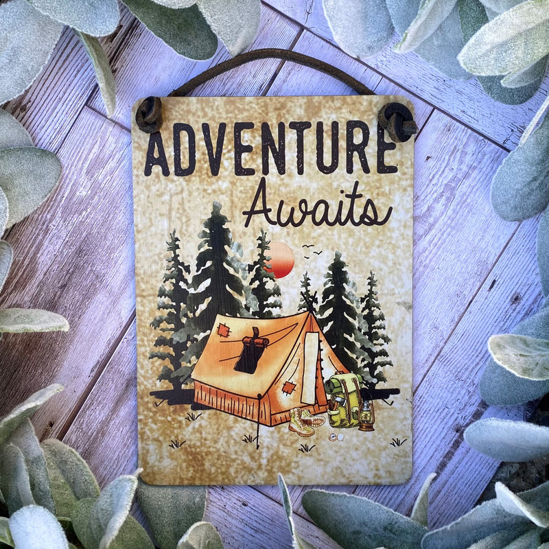 Adventure Sign Break Mini Signs | Cut-N-Rust