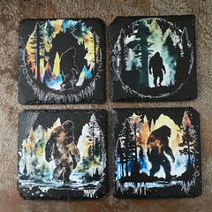 Bigfoot Slate Coaster