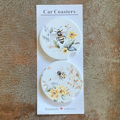 Honey Bee Car Coaster