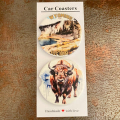 WY Scene Car Coaster