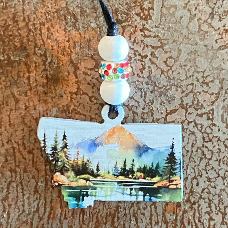 Montana Scenery Car Charm