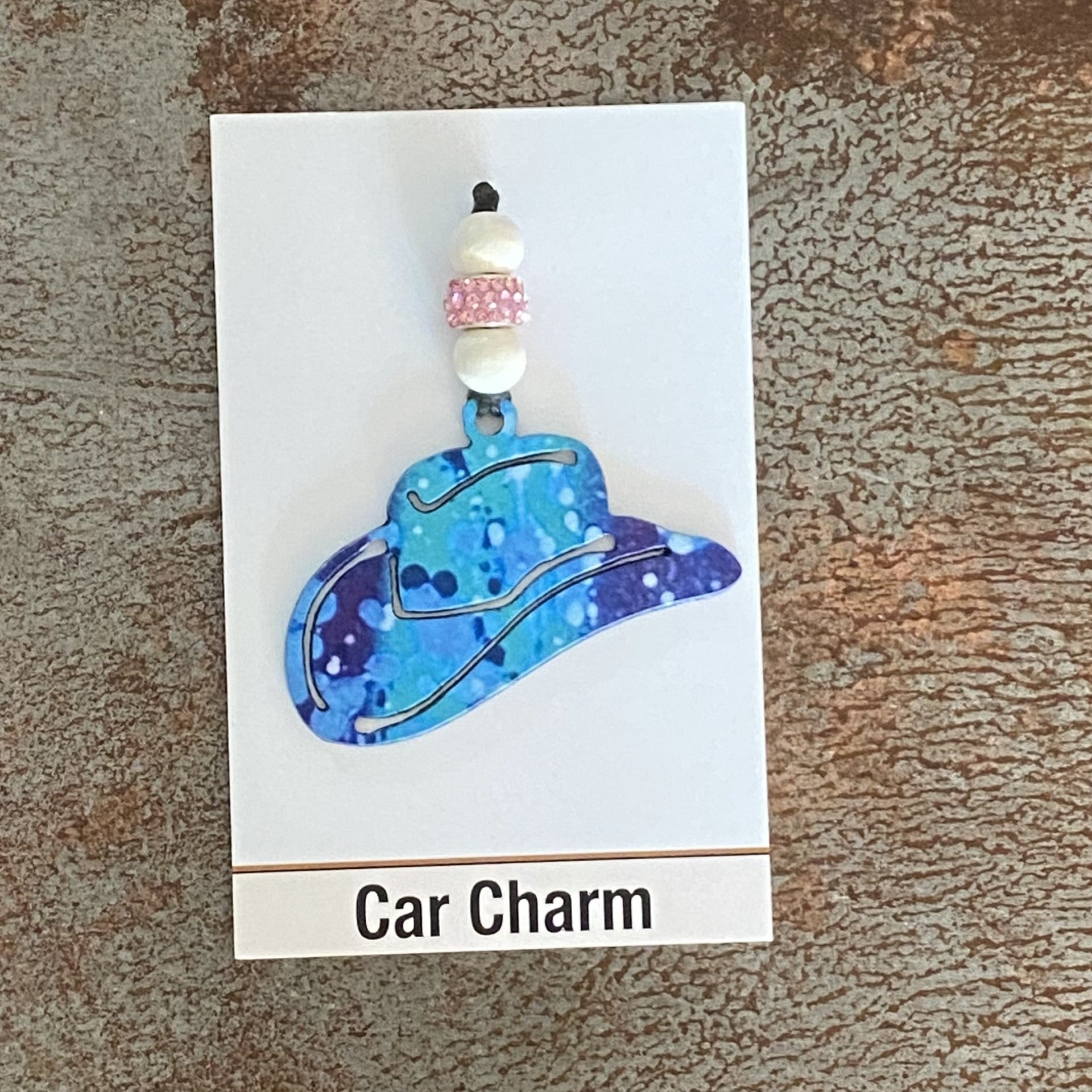 Cowboy Hat Car Charm