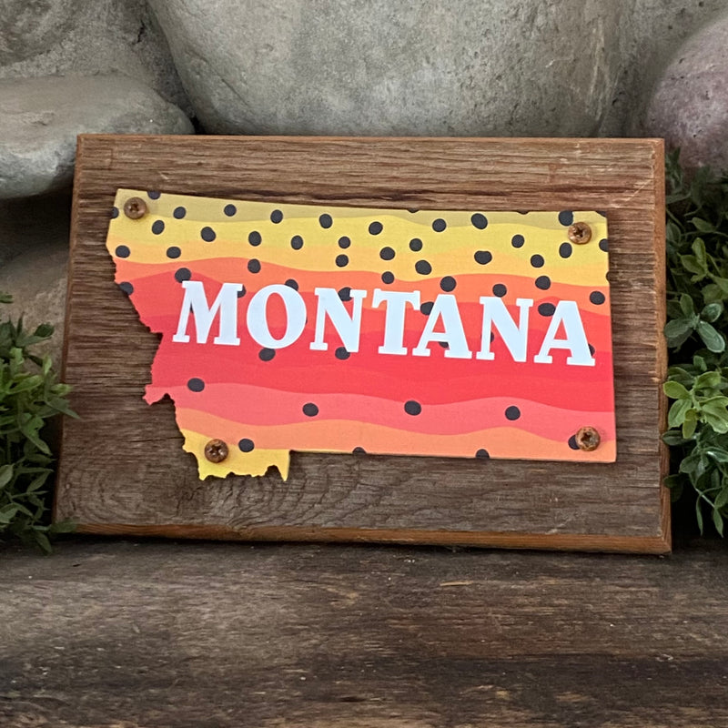 Montana Rainbow Plaque