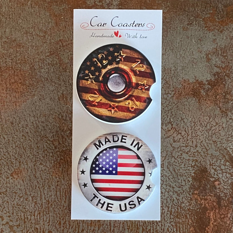 Made In The USA Car Coaster