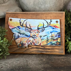 Montana Deer Plaque