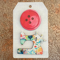 Sew Machine/Button Mini Magnets