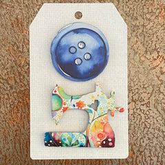 Sew Machine/Button Mini Magnets