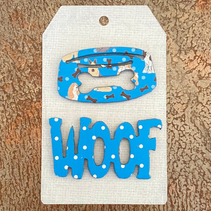 Dog Bowl / WOOF Mini Magnets