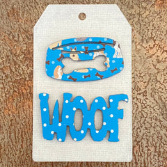 Dog Bowl / WOOF Mini Magnets