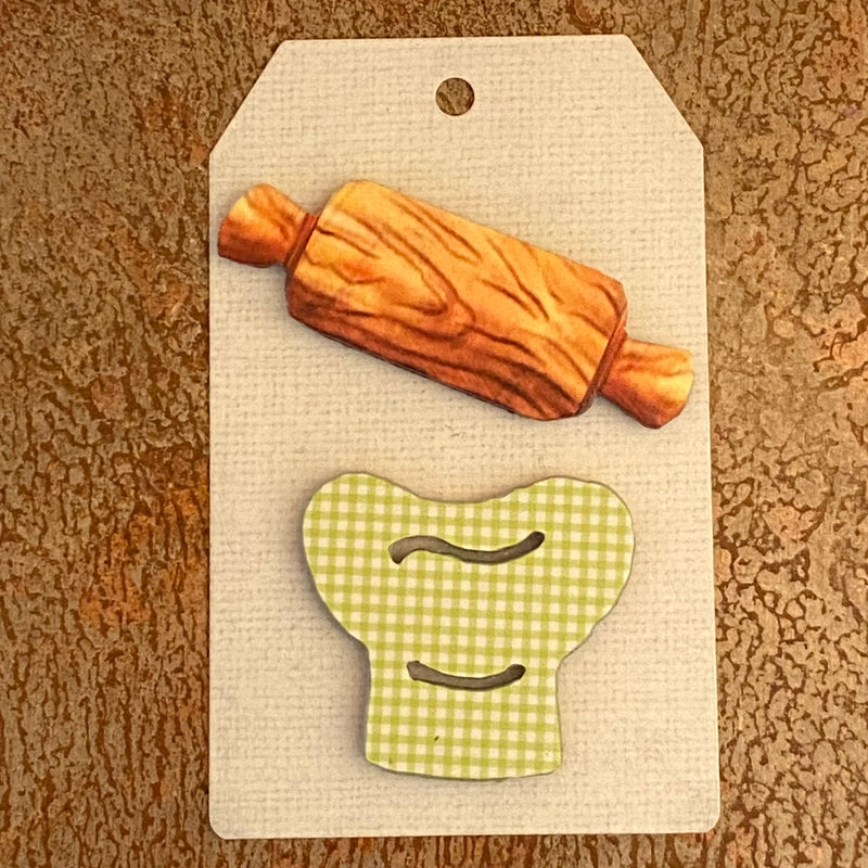 Rolling Pin / Chef Hat Mini Magnet