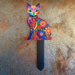 Cat Planter Stake