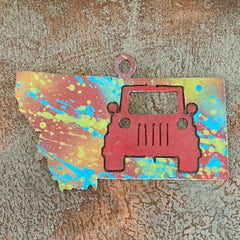 Montana Jeep Ornament