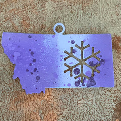 Montana Snowflake Ornament