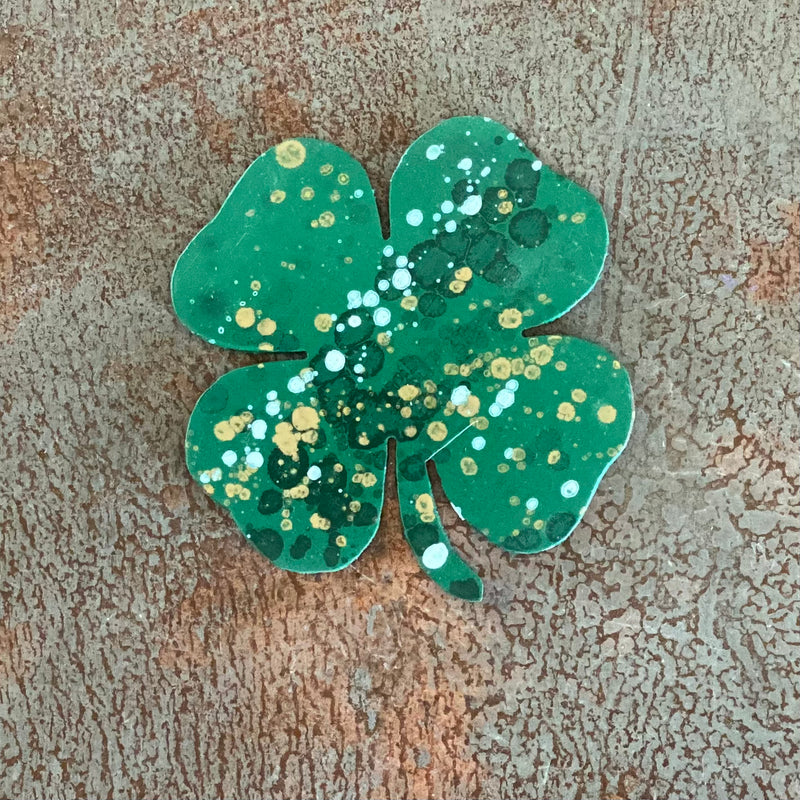 4 Leaf Clover Magnet | Cut-N-Rust