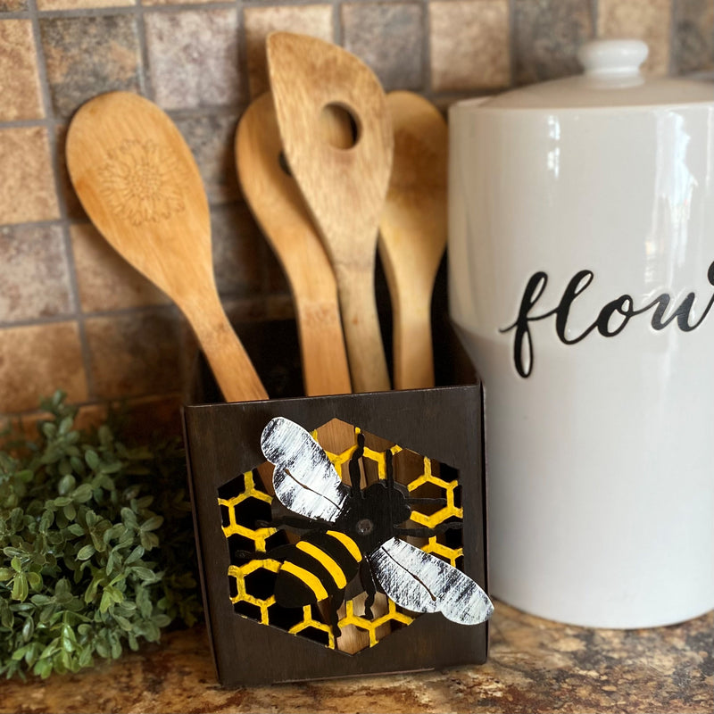 Bumblebee Utensil Holder at Jean Begaye blog