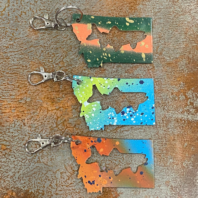 State Fish Keychain