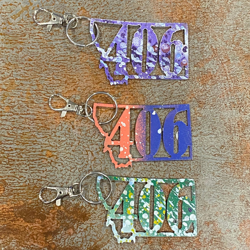State with State Zip Code Keychain