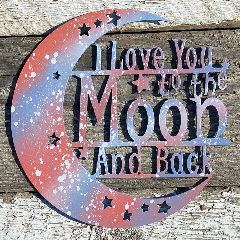 I Love You to the Moon & Back Wall Art