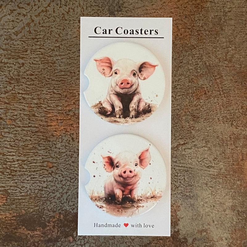 Pig Car Coaster