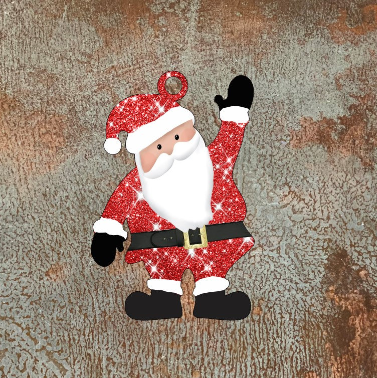 Santa Rust Kit Santa Ornament | Cut-N-Rust