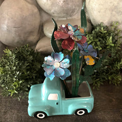 Mini Truck with Flowers
