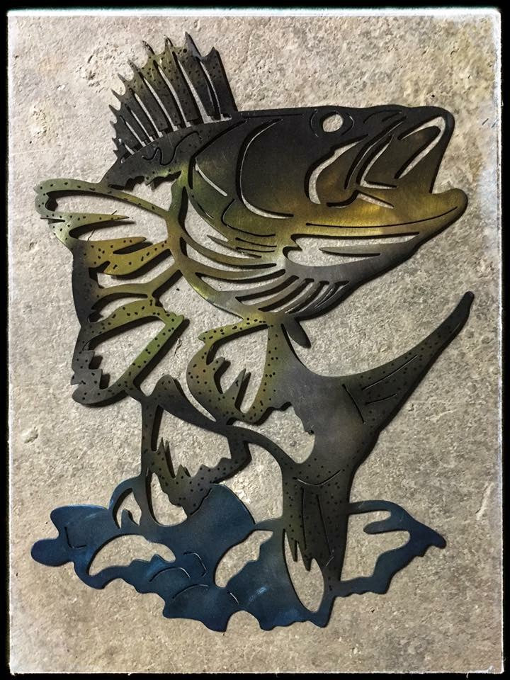 Jumping Walleye Wall Art