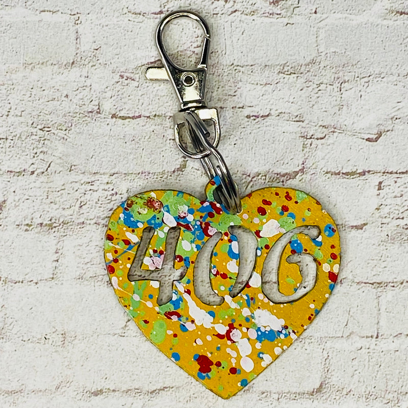 406 Heart Keychain