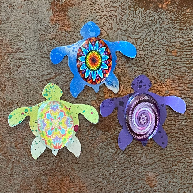 3D Turtle Magnet | Cut-N-Rust