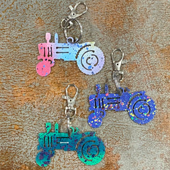 Tractor Keychain