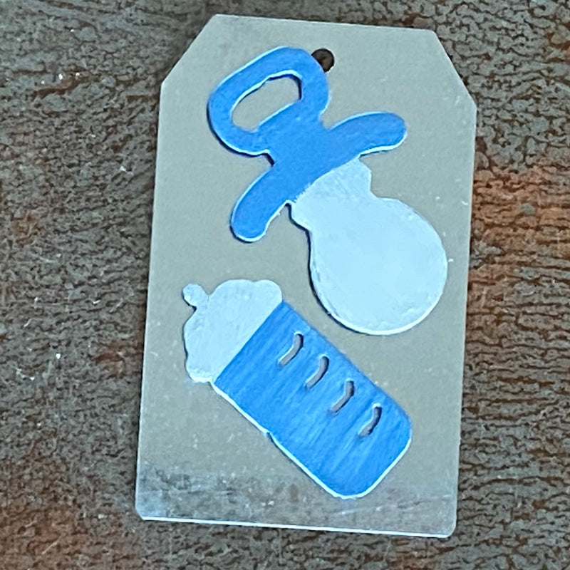 Baby Boy Bottle/Pacifier Mini Magnet