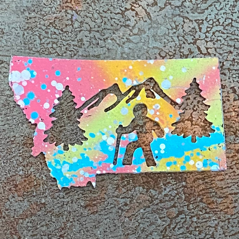 Montana Hiker Magnet