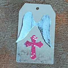 Angel Wings/Cross Mini Magnet