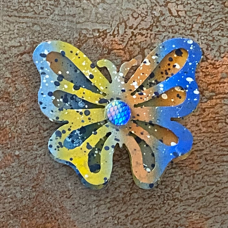3D Butterfly Teardrop Wings Magnet