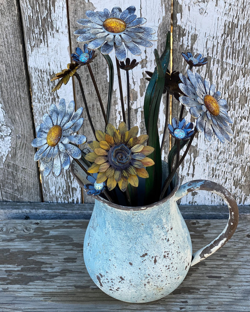 Daisy and Sunflower Pitcher
