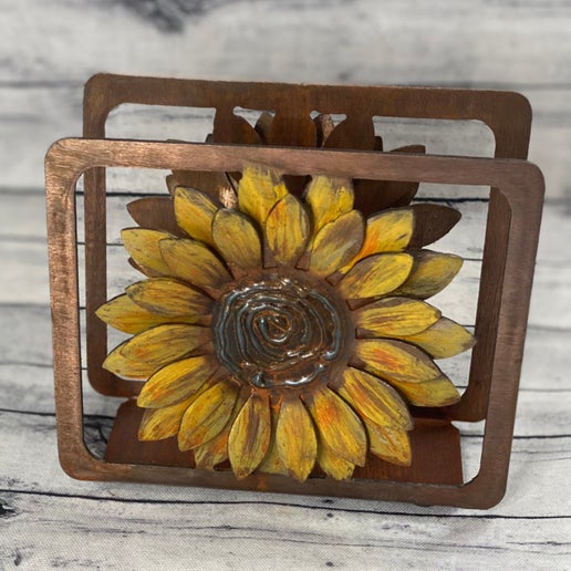 3D Sunflower Kitchen Set